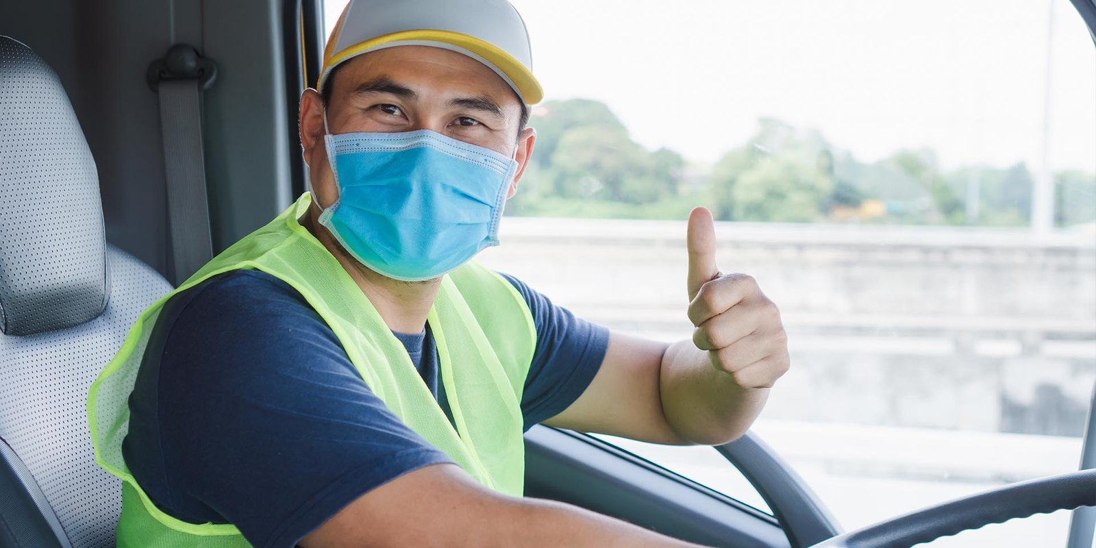 Equipamento de Proteção Individual para motorista de caminhão